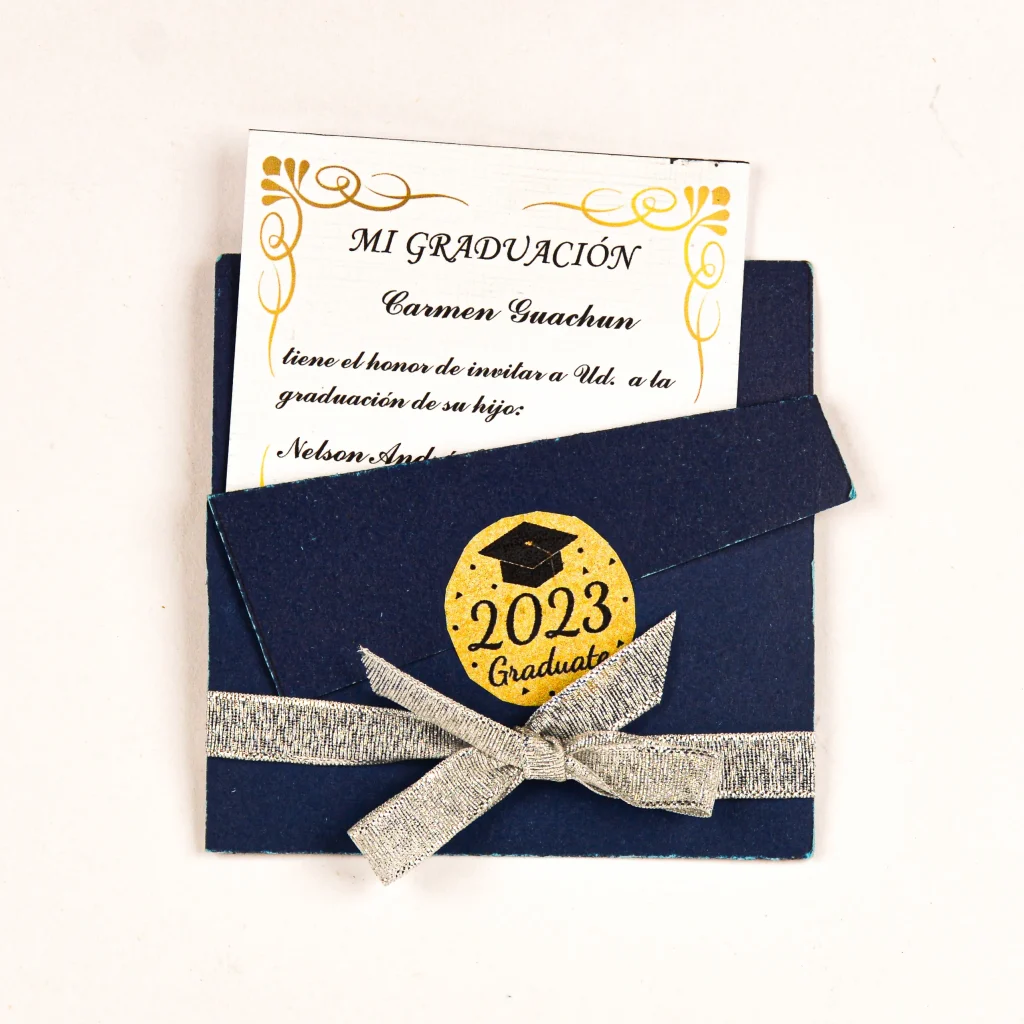 invitaciones de graduacion minimalistas 10x10 personalizadas