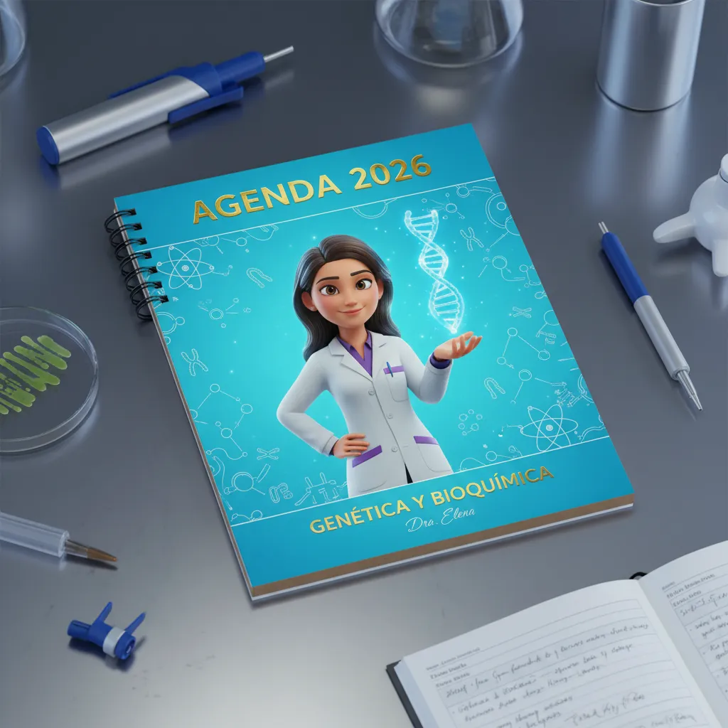 agenda Farmacéuticas personalizada Kaori 2026 tapa dura A5