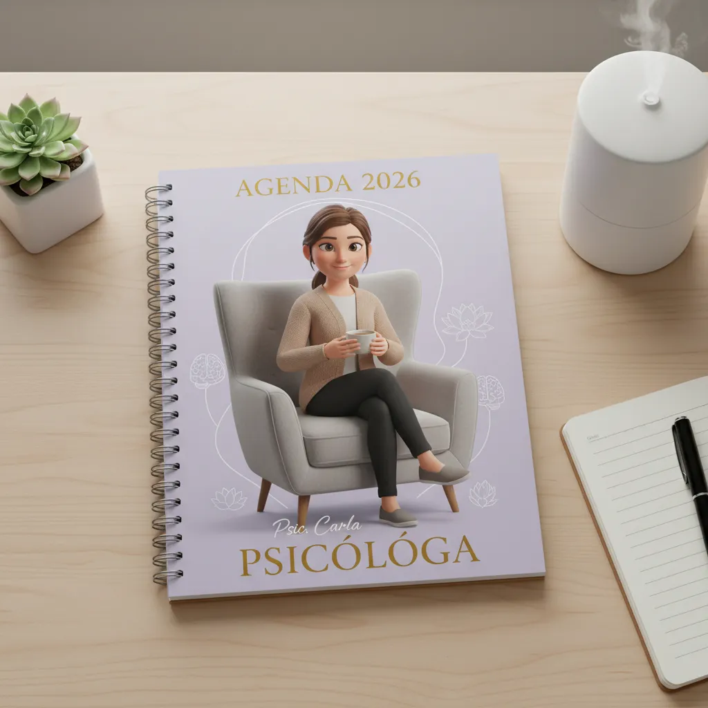 agenda psicologia personalizada 2026 kaori