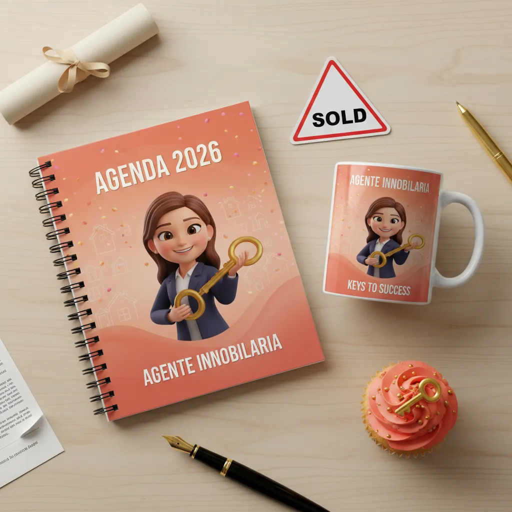 agenda personalizada para corredor de bienes raíces 2026 Kaori